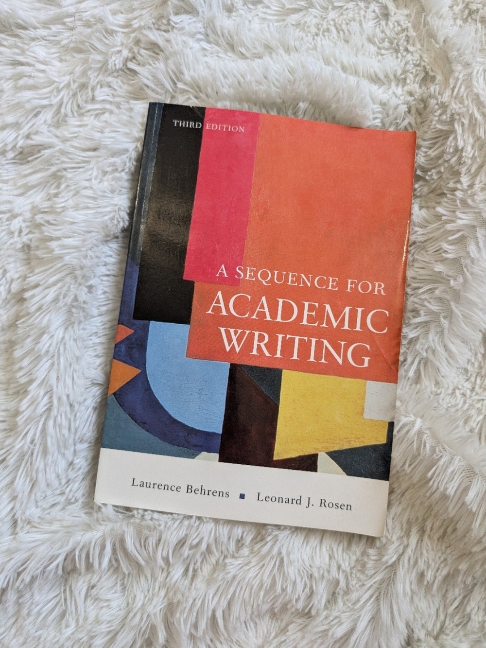 A Sequence for Academic Writing 3rd Edition Paperback Behrens Rosen Pearson